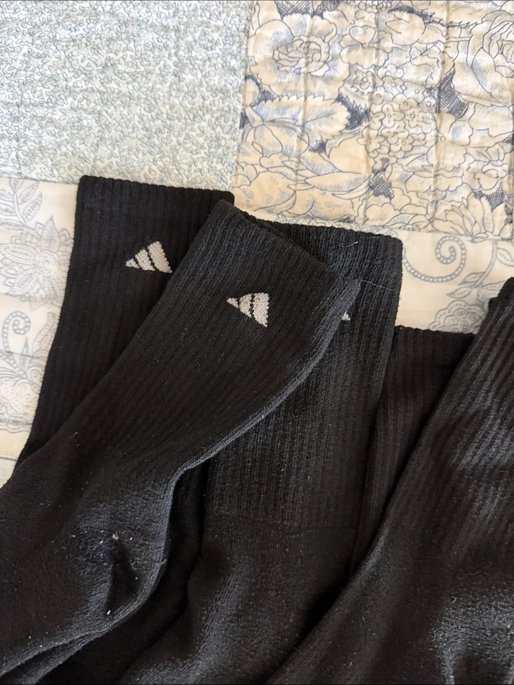 adidas Black Athletic Crew Socks - Pack of 6